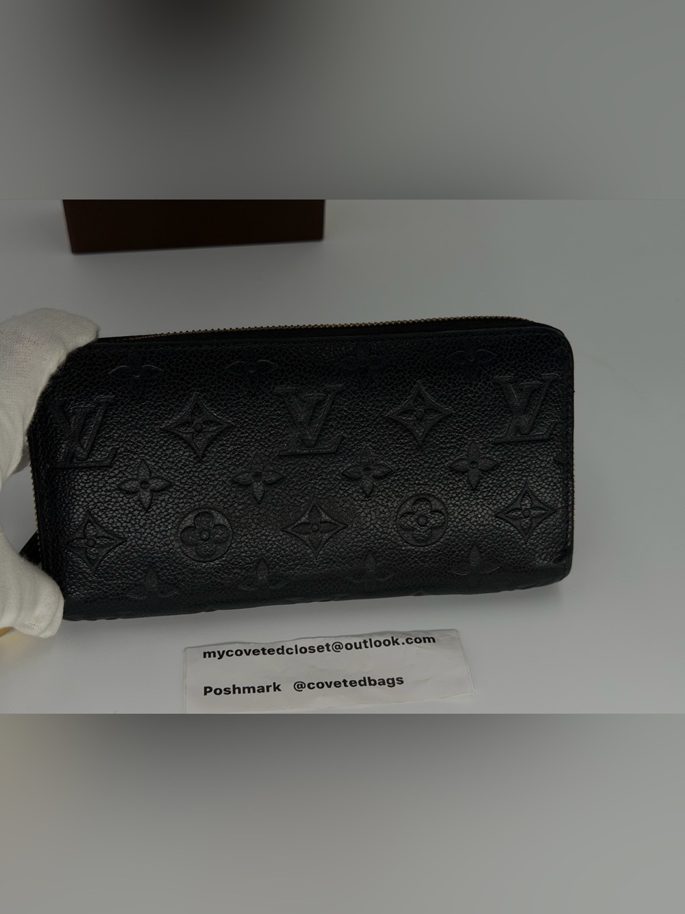 LV Black Empriente Monogram Zippy Walletđź–¤ - Picture 3 of 10